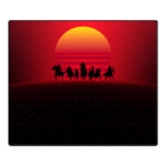 ماوس پد گیمینگ طرح Red Dead Redemption 2 سایز 35*42 CM