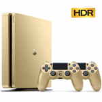 کنسول بازی PS4 Slim ظرفیت 1 ترابایت دو دسته | طلایی | گارانتی | پلمپ آکبند