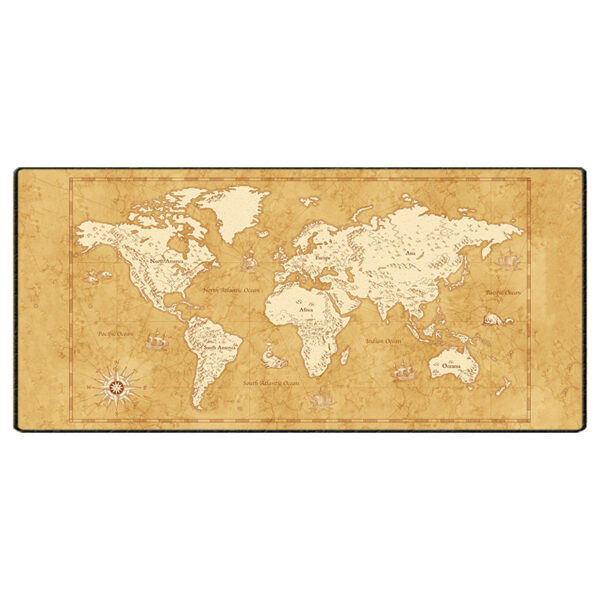 ماوس پد گیمینگ طرح World Map سایز 40*90 CM
