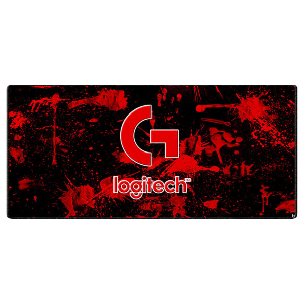 ماوس پد گیمینگ طرح Logitech سایز 40*90 CM