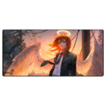 ماوس پد گیمینگ طرح Angel Devil سایز 90*40 CM