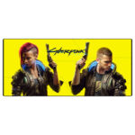 ماوس پد گیمینگ طرح Cyberpunk 2077 سایز 30*70 CM