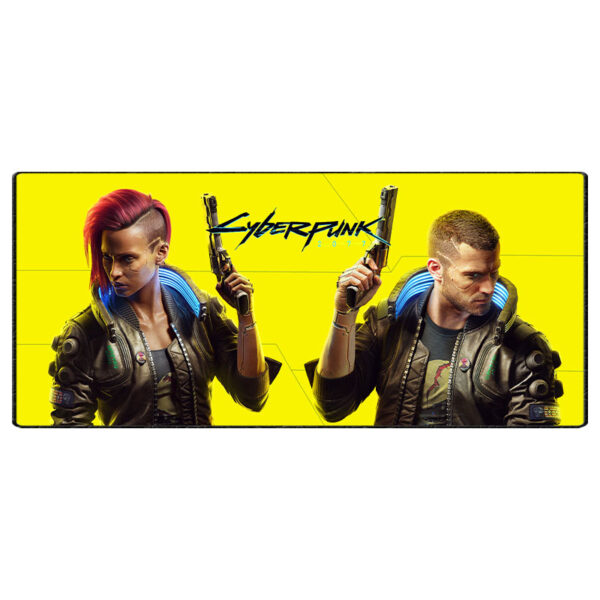 ماوس پد گیمینگ طرح Cyberpunk 2077 سایز 30*70 CM