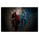 ماوس پد گیمینگ طرح Spider سایز 24*37 CM