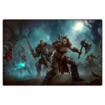 ماوس پد گیمینگ طرح Diablo Immortal سایز 24*37 CM