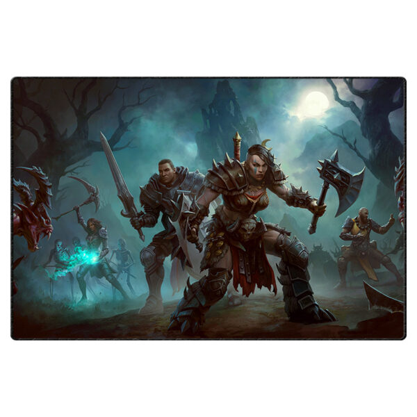 ماوس پد گیمینگ طرح Diablo Immortal سایز 24*37 CM