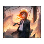 ماوس پد گیمینگ طرح Angel Devil سایز 20*24 CM
