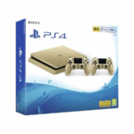 کنسول بازی PS4 Slim ظرفیت 1 ترابایت دو دسته | طلایی | گارانتی | پلمپ آکبند - Image 2
