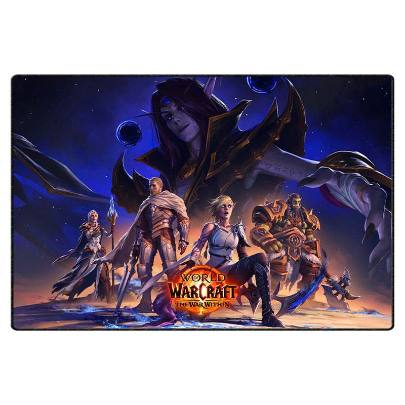 2-3-3.jpg ماوس پد گیمینگ طرح World of Warcraft سایز 24*37 CM - Image 1