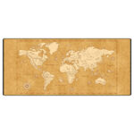 ماوس پد گیمینگ طرح World Map سایز 30*70 CM