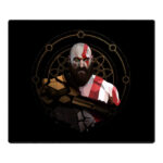 ماوس پد گیمینگ طرح Kratos سایز 35*42 CM