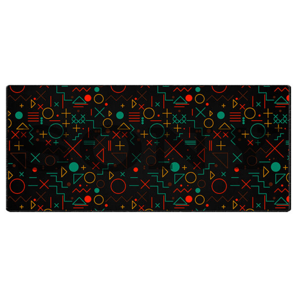 ماوس پد گیمینگ طرح Geometric shapes سایز 30*70 CM