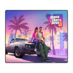 ماوس پد گیمینگ طرح GTA Vi سایز 20*24 CM