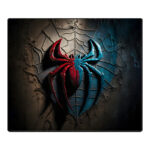 ماوس پد گیمینگ طرح Spider سایز 35*42 CM