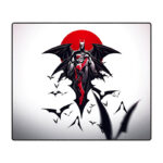 ماوس پد گیمینگ طرح BATMAN And HARLEY سایز 20*24 CM