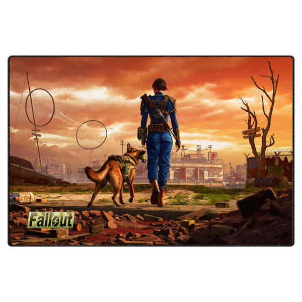 ماوس پد گیمینگ طرح Fallout سایز 24*37 CM