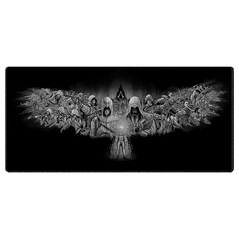 4-3-2.jpg ماوس پد گیمینگ طرح Assassin's Creed سایز 40*90 CM - Image 1