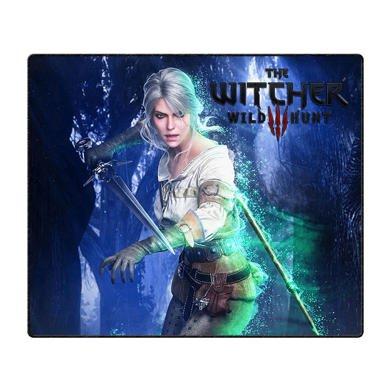 45.jpg ماوس پد گیمینگ طرح The Witcher 3 Ciri سایز 20*24 CM - Image 1
