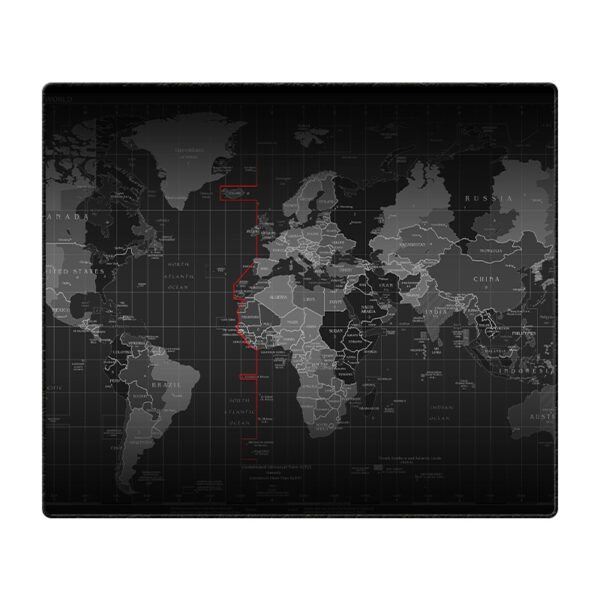 ماوس پد گیمینگ طرح World Map سایز 20*24 CM
