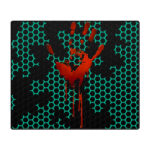 ماوس پد گیمینگ طرح Bloody hand سایز 20*24 CM
