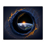 ماوس پد گیمینگ طرح Black Hole سایز 20*24 CM