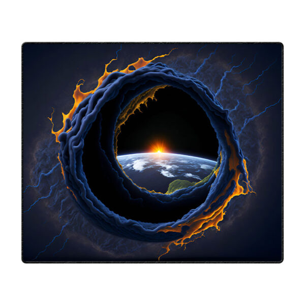 ماوس پد گیمینگ طرح Black Hole سایز 20*24 CM
