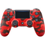 دسته PS4 قرمز طرح چریکی برد اصلی