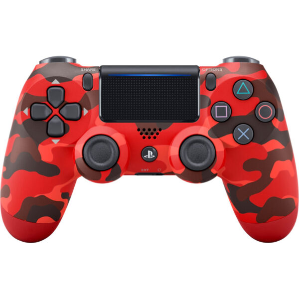 دسته PS4 قرمز طرح چریکی برد اصلی