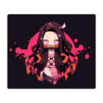 ماوس پد گیمینگ طرح Demon Slayer Nezuko سایز 20*24 CM