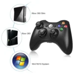 دسته بازی ایکس باکس بیسیم مدل اسلیم همراه دانگل اتصال| برای XBOX 360 و Pc|برد A - Image 2