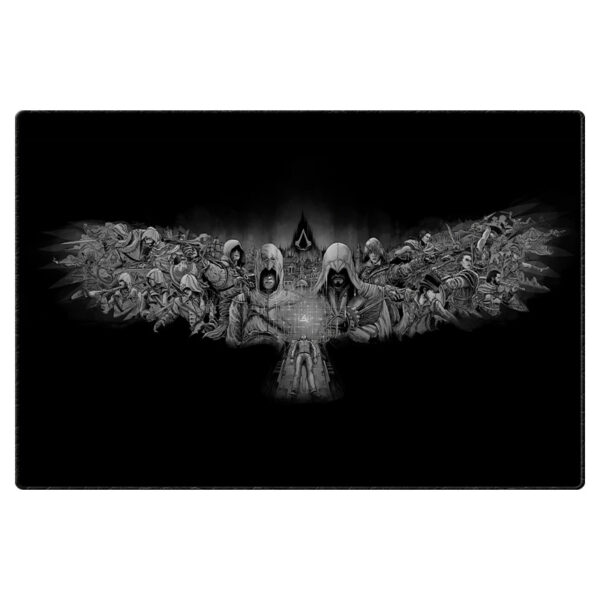 ماوس پد گیمینگ طرح Assassins سایز 24*37 CM