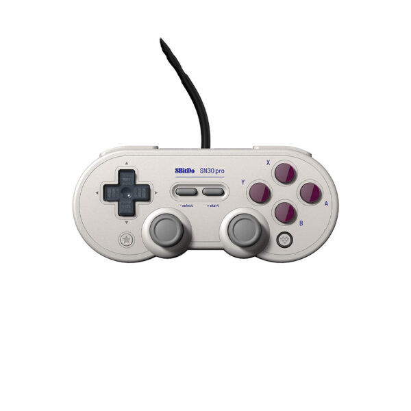 گیم پد 8BitDo SN30 Pro USB نسخه G Classic برای Nintendo Switch خاکستری روشن