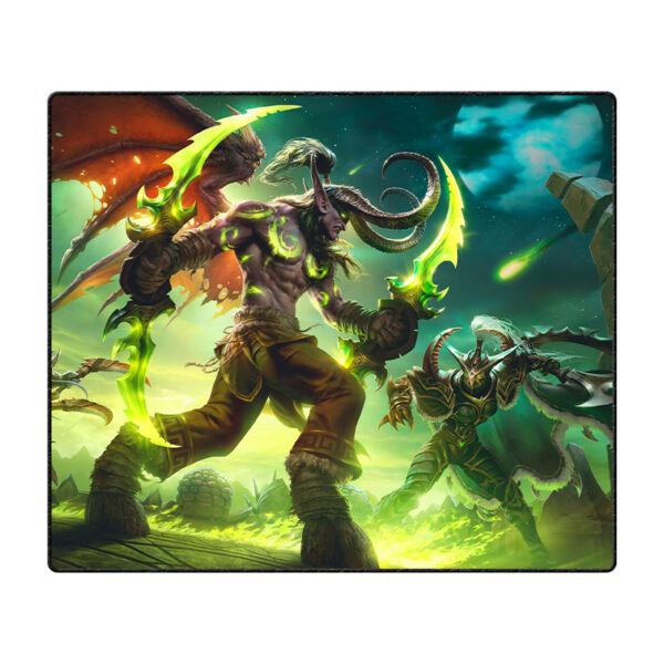 ماوس پد گیمینگ طرح World of Warcraft سایز 20*24 CM