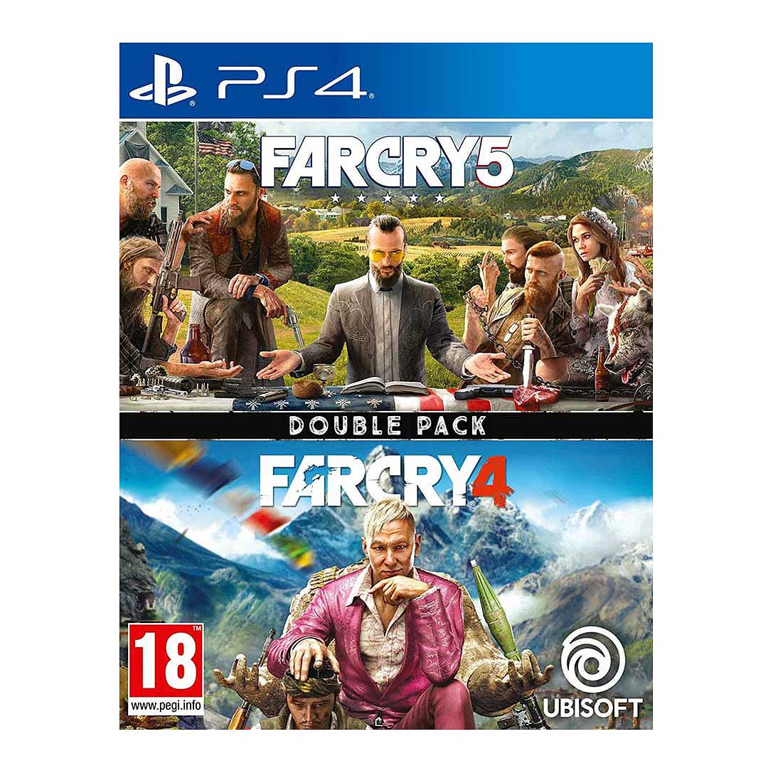 Far-Cry-5-And-4-Double-Pack-ps4-cover.jpg بازی Farcry 4 and Farcry 5 Double Pack برای PS4 - Image 1
