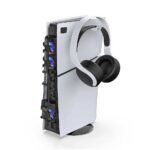 فن خنک کننده PS5 مدل DOBE TP5-3538D به همراه پایه و پایه نگهدارنده هدفون