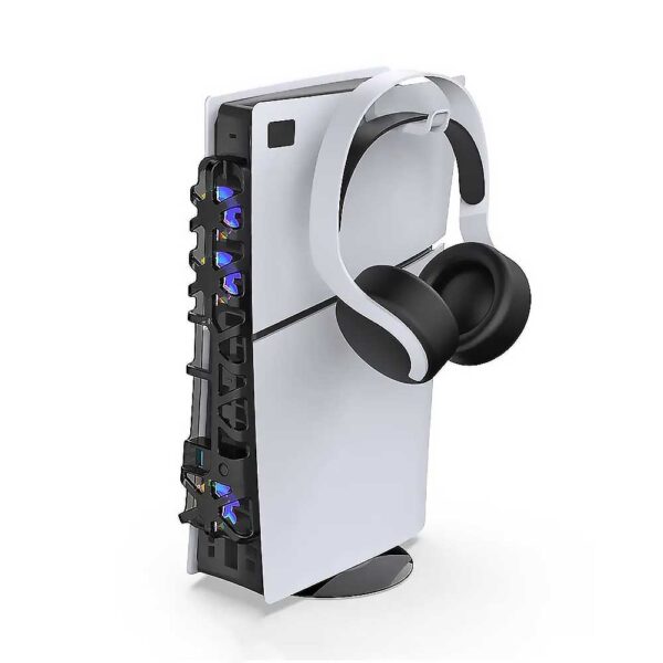 فن خنک کننده PS5 مدل DOBE TP5-3538D به همراه پایه و پایه نگهدارنده هدفون