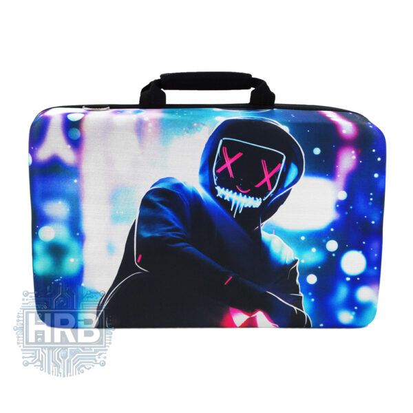 کیف کنسول PS5 اسلیم طرح Neon Mask - سه کاره