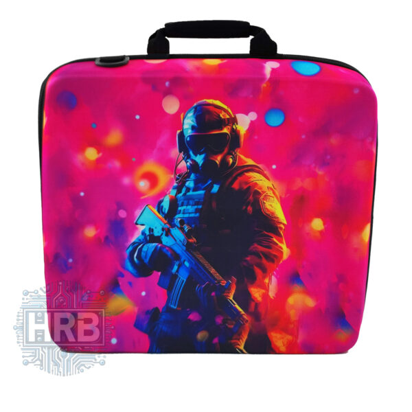 کیف کنسول PS4 طرح Soldier - چهار کاره
