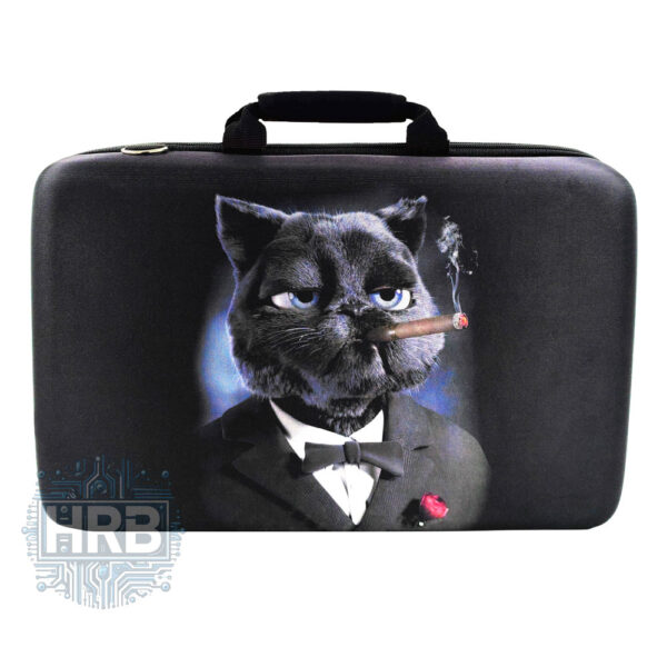 کیف کنسول PS5 Slim طرح Cat Boss - سه کاره
