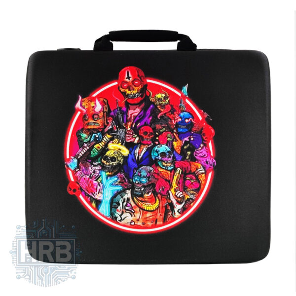 کیف کنسول PS4 طرح Skull Psycho - چهار کاره