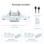 پایه خنک کننده و شارژر دابی مدل 0663 همراه باتری مناسب XBOX Series S - Image 20