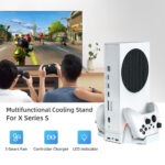 پایه خنک کننده و شارژر دابی مدل 0663 همراه باتری مناسب XBOX Series S - Image 11