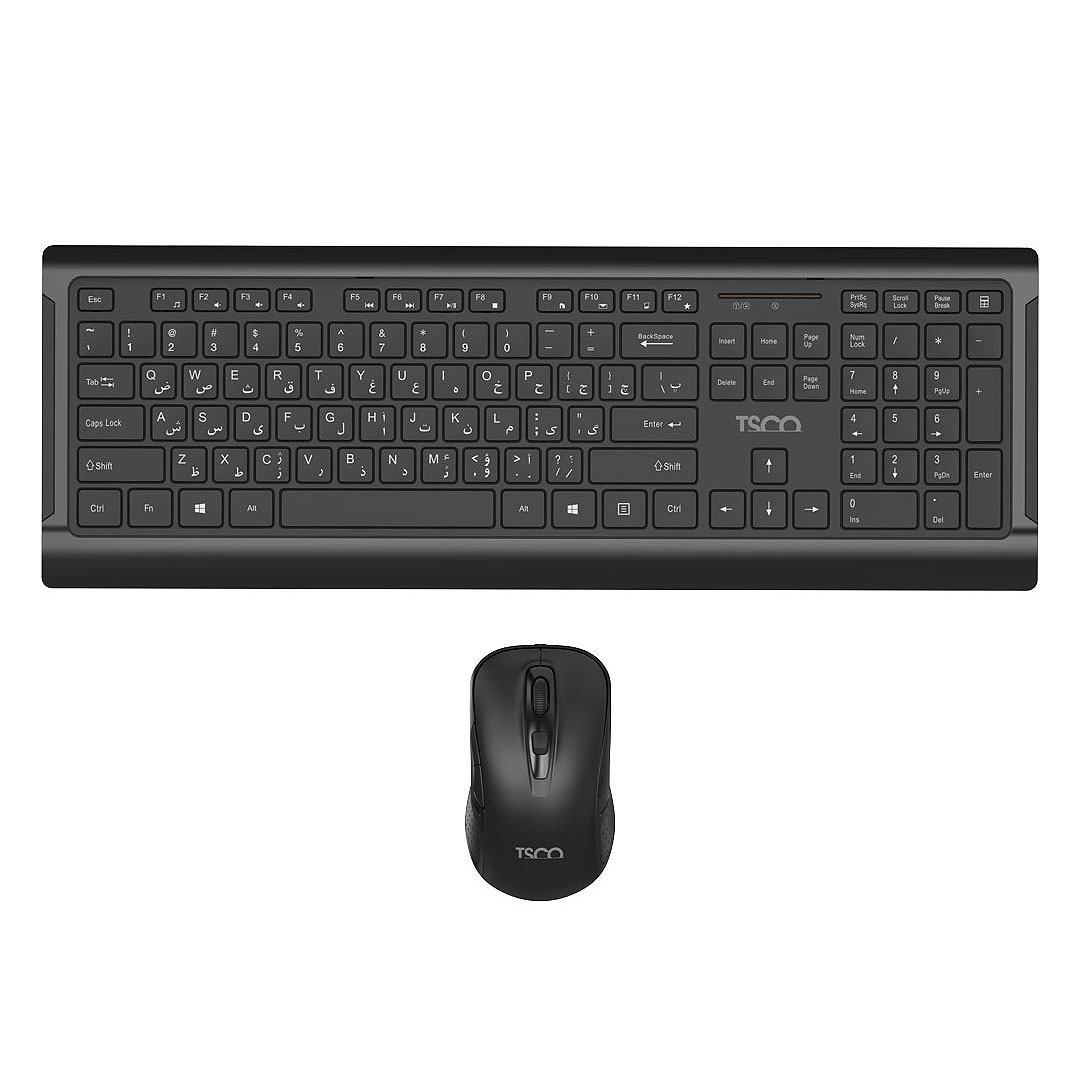 TKM-7023W-10.jpg کیبورد و ماوس تسکو بی سیم مدل TKM 7023 W - Image 1