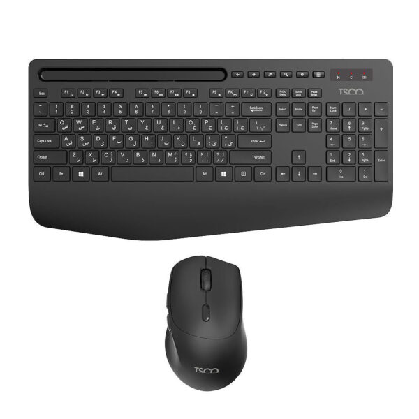 کیبورد و ماوس تسکو بی سیم مدل TKM 7025 W