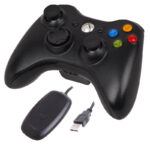 دسته بازی ایکس باکس بیسیم مدل اسلیم همراه دانگل اتصال| برای XBOX 360 و Pc|برد A