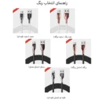 کابل تبدیل  USB-C به USB بیاند مدل BA-555 طول 1متر - Image 2