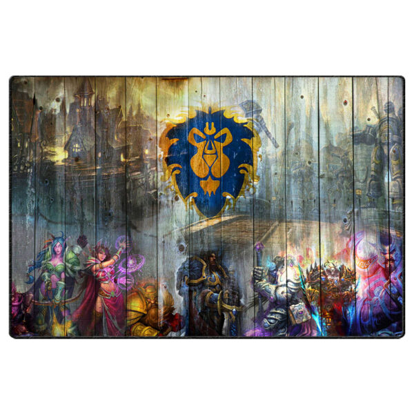 ماوس پد گیمینگ طرح World of Warcraft سایز 24*37 CM
