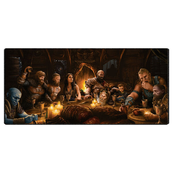 ماوس پد گیمینگ طرح GOD OF WAR سایز 90*40 CM