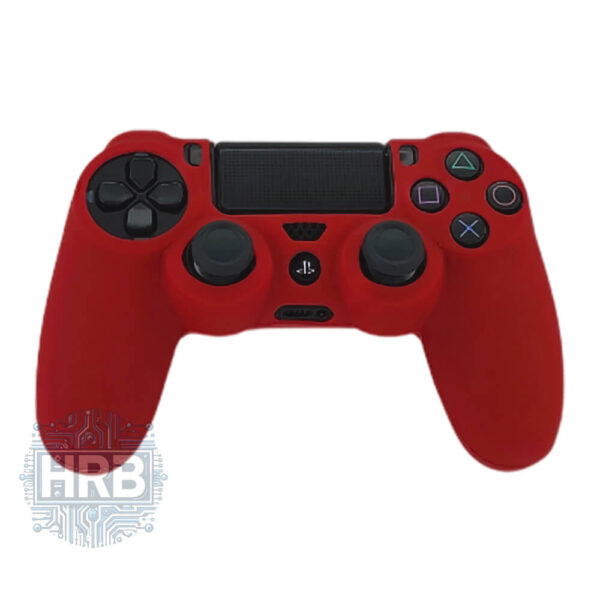 روکش دسته ژله ای PS4 طرح Red Silicone