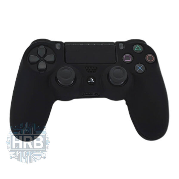 روکش دسته ژله ای PS4 طرح Black Silicone